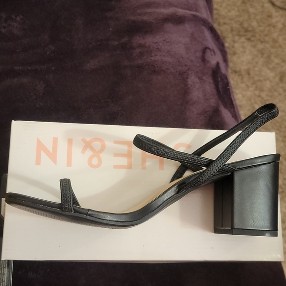 Open Toe multi strap slingback chunky - Picture 3 of 4